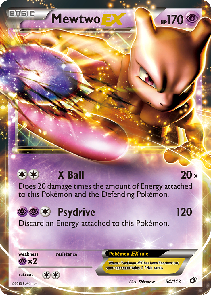 Legendary Treasures Mewtwo EX #54/113